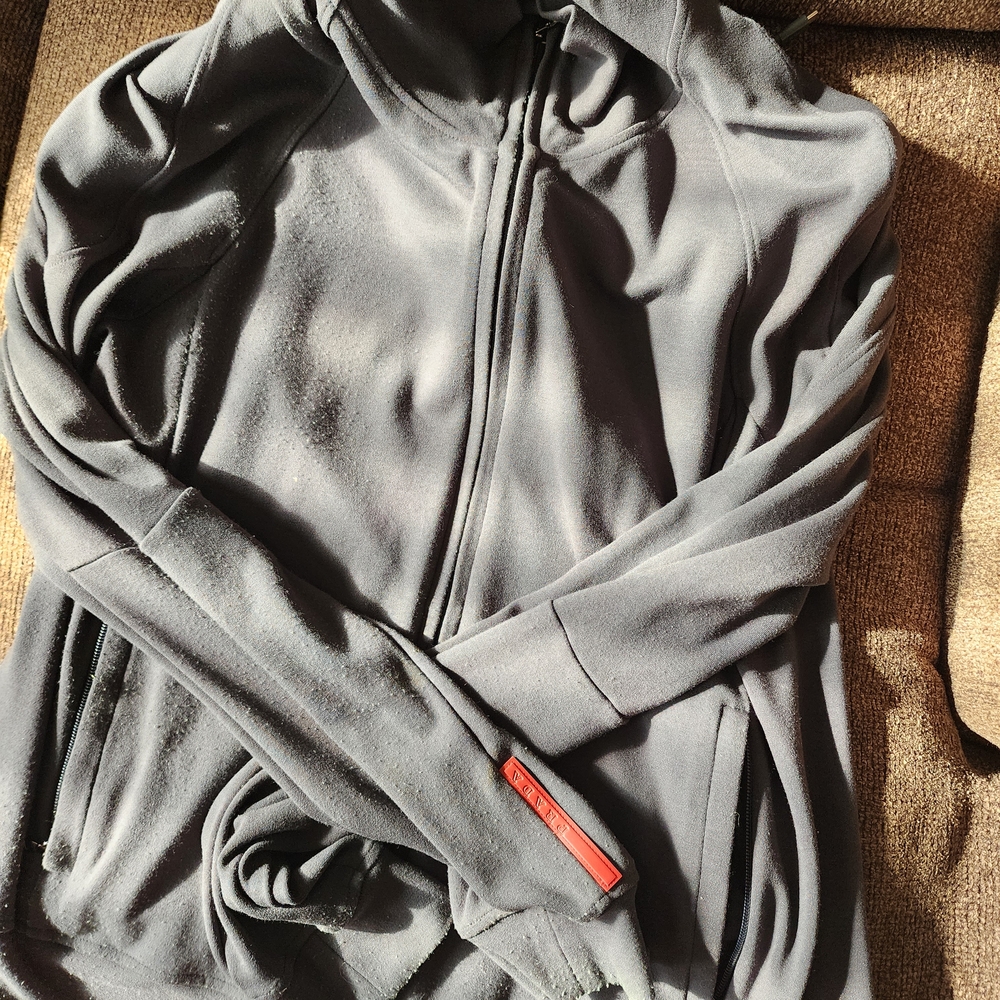 Prada Black Windbreaker Jacket